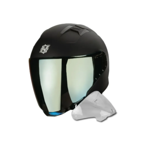 Casco Para Moto 3/4 Hax Emerald Solido Dot - Ece Mate