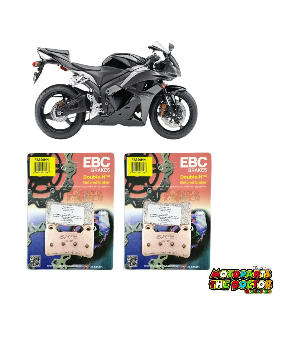 Balatas Ebc Delanteras Honda Cbr 600rr 05-17 Fa390hh - Imagen 2
