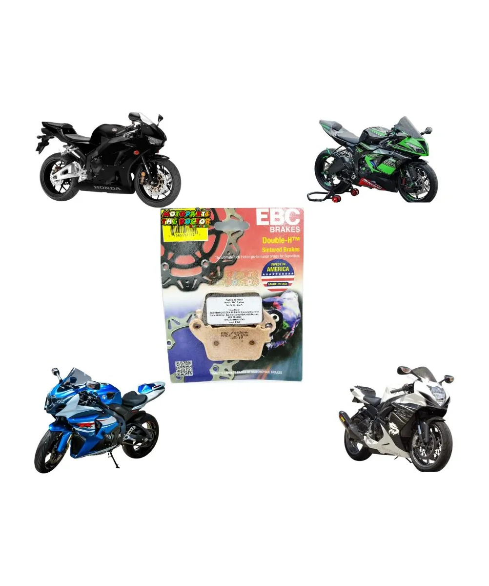 Balatas Traseras Suzuki Gsxr 600- 750 11-23 1000 09-17 Fa436h - Imagen 2