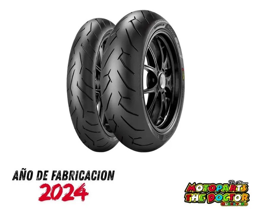 190/50 Zr 17 73w Sc Y120/70 Zr 17 Llantas Diablo Rosso Ii - Imagen 3