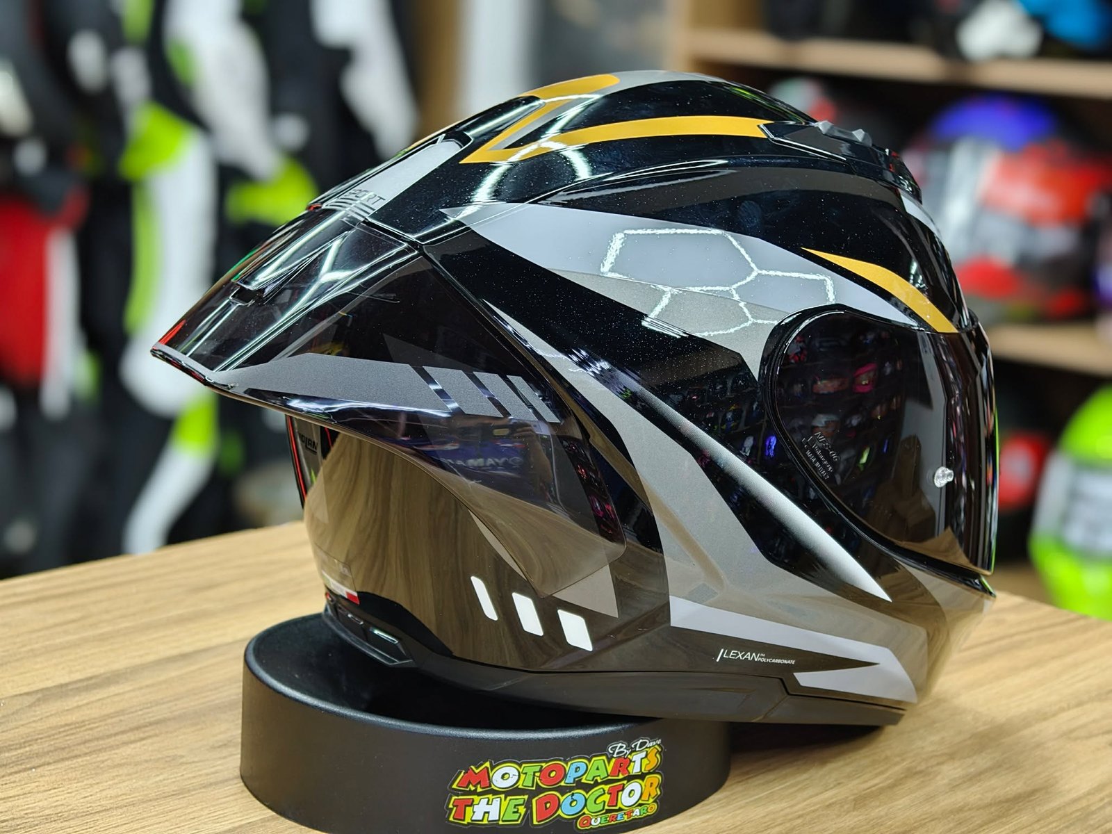 Casco Nolan N60-6 Sport + Pinlock antracite oro - Imagen 3