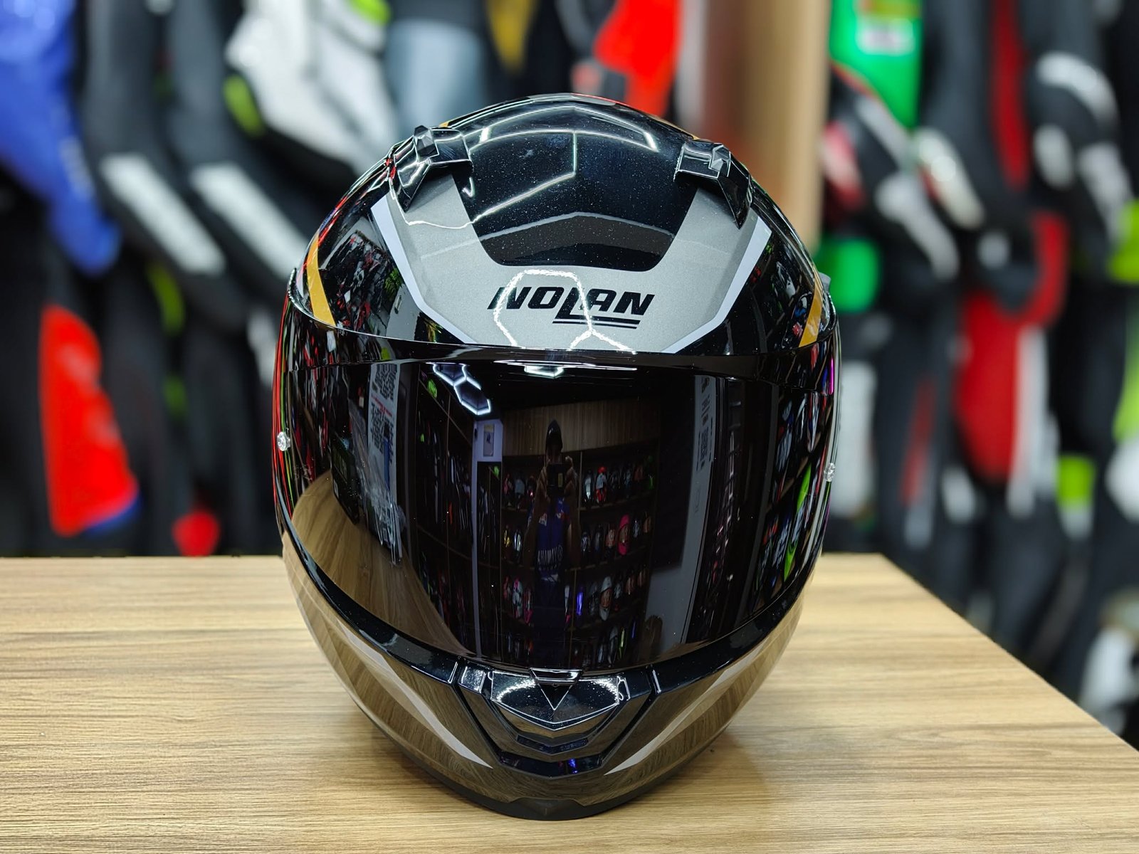 Casco Nolan N60-6 Sport + Pinlock antracite oro - Imagen 4