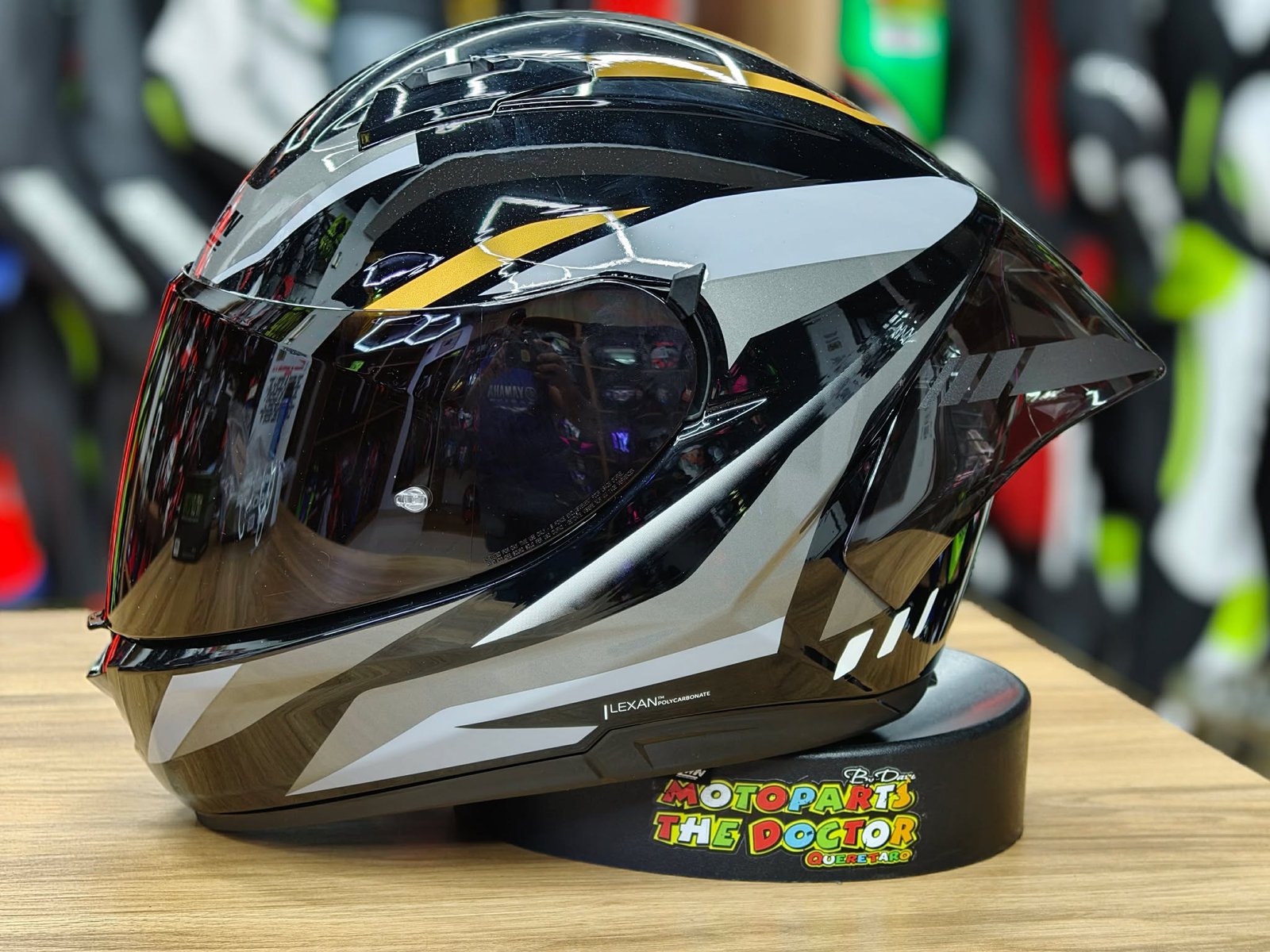 Casco Nolan N60-6 Sport + Pinlock antracite oro