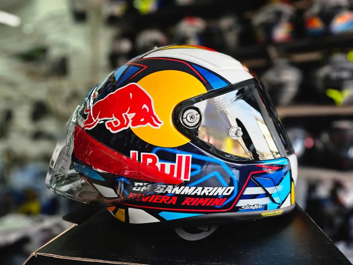 Casco Integral Hjc Rpha 1 Red Bull San Marino Gp Original - Imagen 3