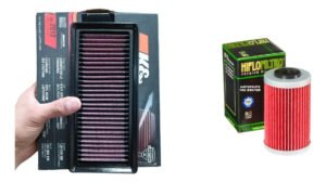 Kit Filtros De Aire+aceite P/ Pulsar Ns 200