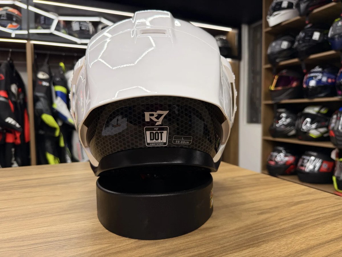 Casco Integral R7 Stryker Blanco - Imagen 3