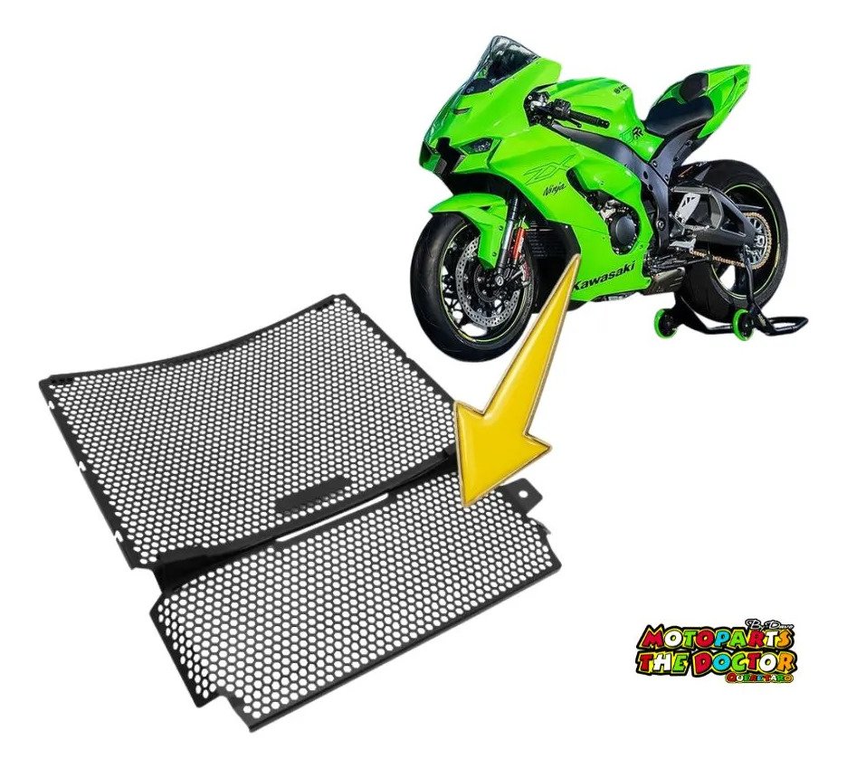 Protector De Radiador Kawasaki Zx10 2021-2024 - Imagen 2