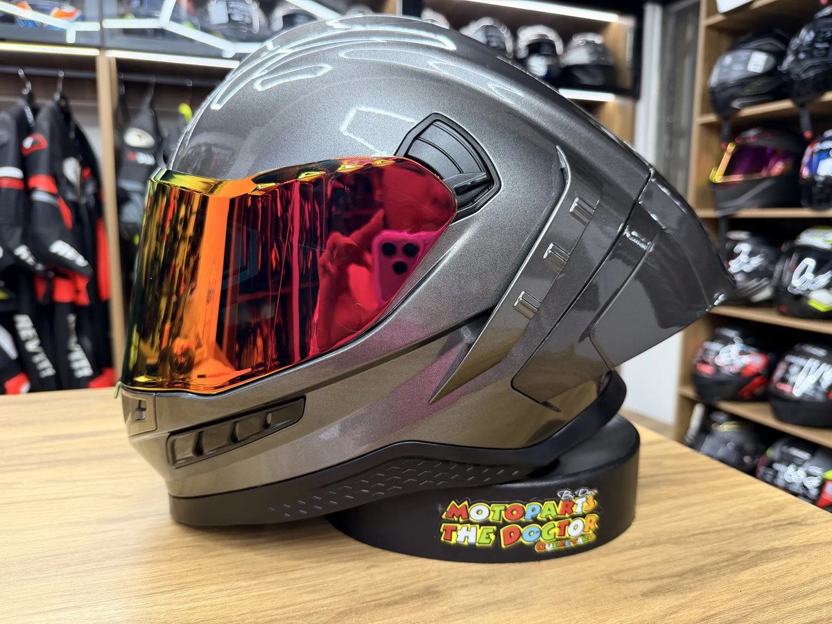 Casco R7 Con Aleron Titanium - Imagen 2