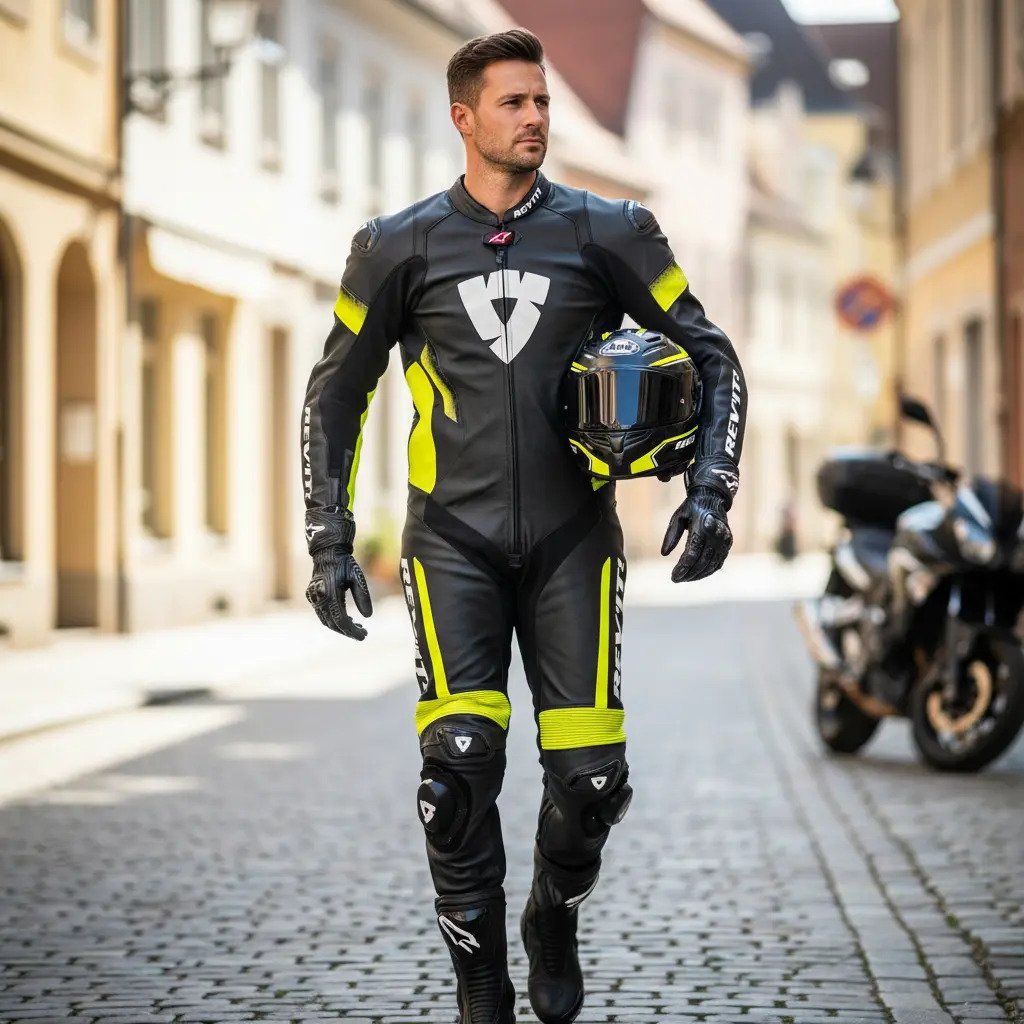 Traje/ Mono Revit Negro/ Verde Fluo