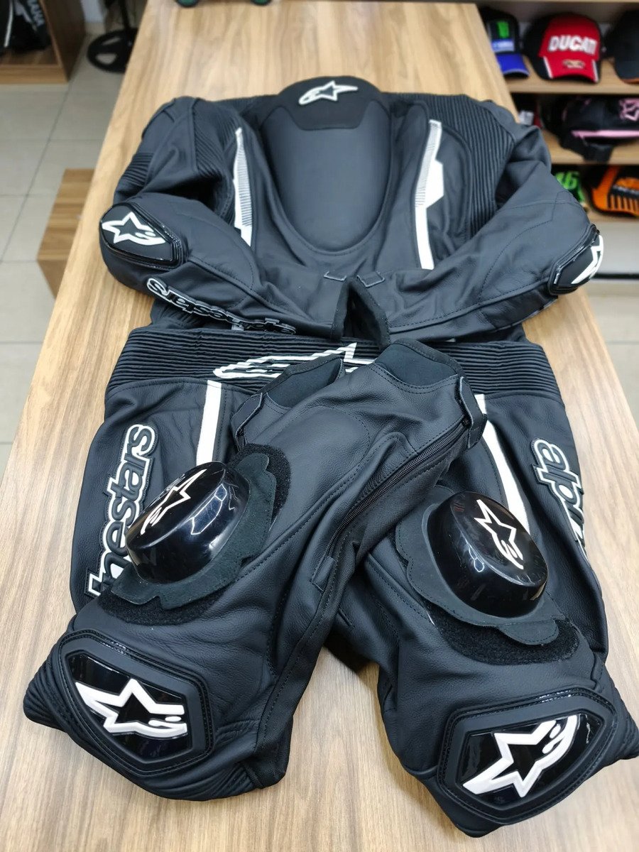 Traje Mono De Piel Motociclista Fusion Motoparts - Imagen 4