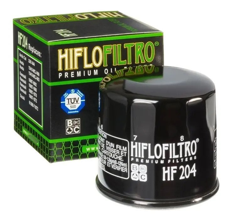 Filtro De Aceite Premium Hf204 Yamaha R3 Fz6r R6 Mt07 R1