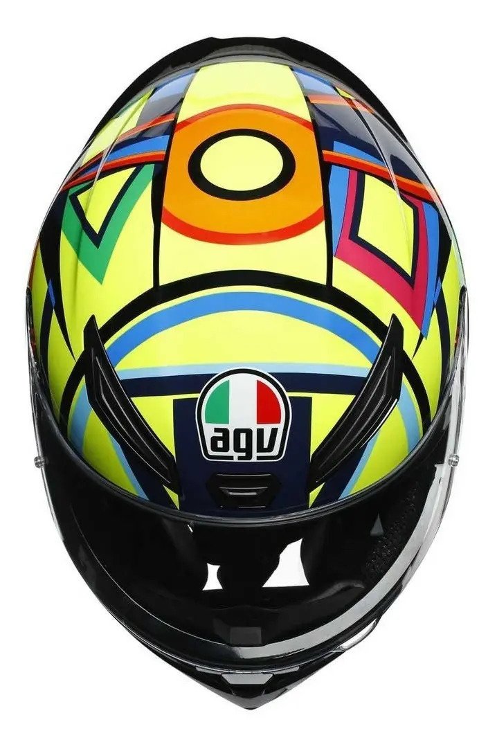 Casco Cerrado Agv K-1 E2206 Top-soleluna 2017 Ama/ngo/az - Imagen 3