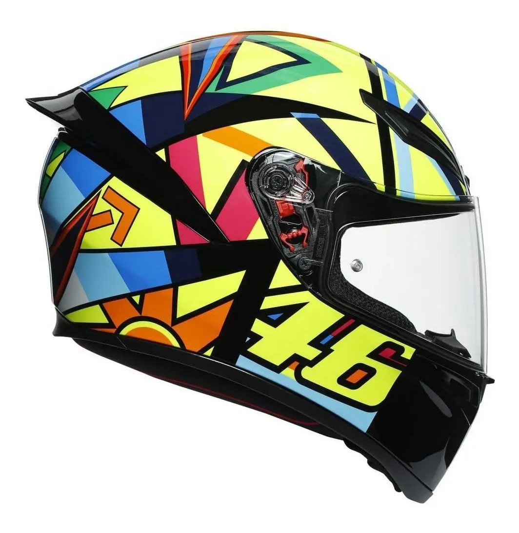Casco Cerrado Agv K-1 E2206 Top-soleluna 2017 Ama/ngo/az - Imagen 2