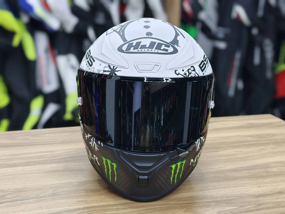 Casco Rpha 1 Snow + Mica Humo +aleron Y Pinlock Original - Imagen 4