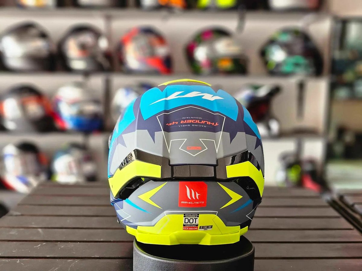 Casco Mt Thunder 4 Sv Mountain C7 Matt Blue - Imagen 5