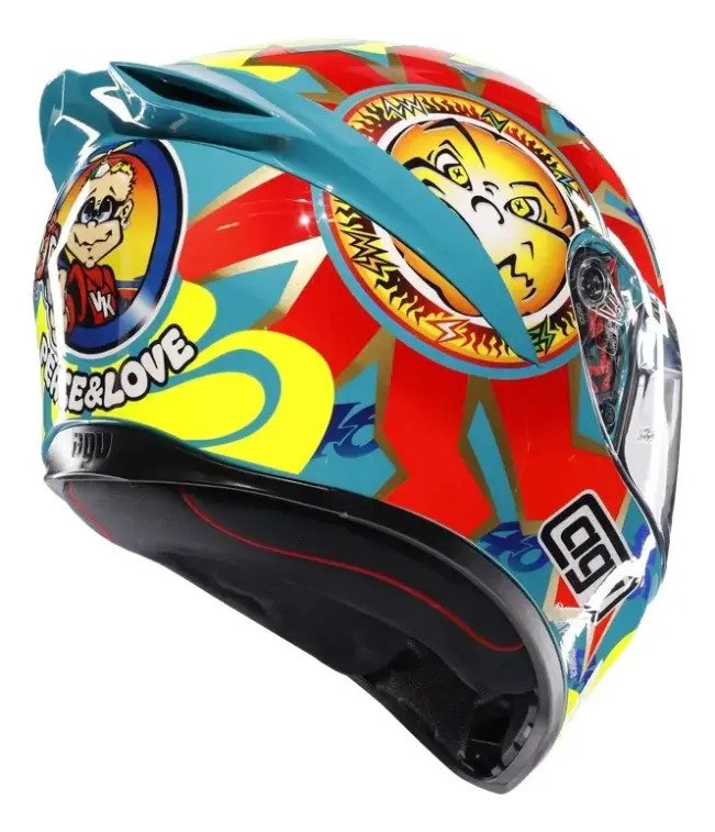Casco Cerrado Agv K-1 E2206 Rossi Mugello 1999 Original - Imagen 8