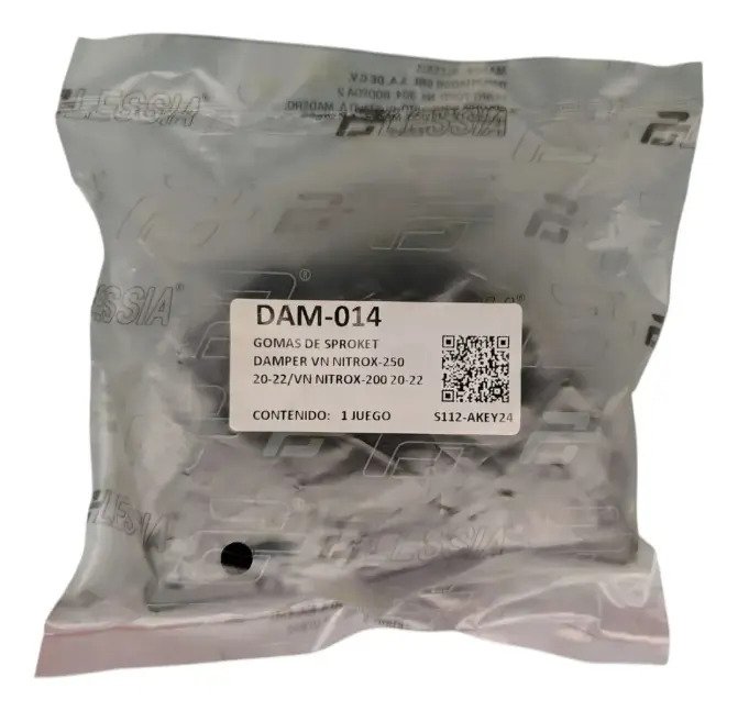 Gomas Sprocket Damper Nitrox-250 Nitrox-200 20-22 - Imagen 5