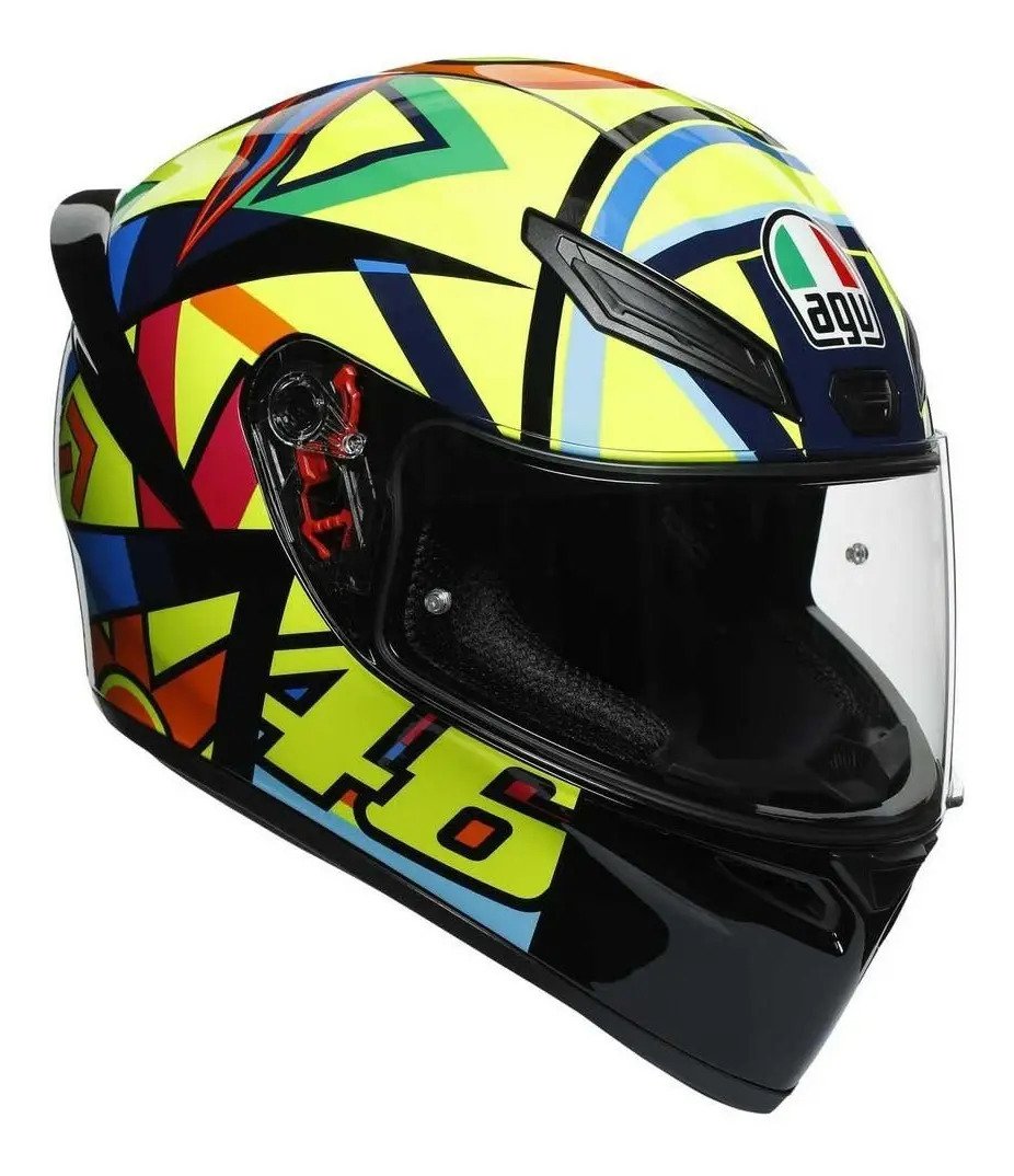 Casco Cerrado Agv K-1 E2206 Top-soleluna 2017 Ama/ngo/az - Imagen 4