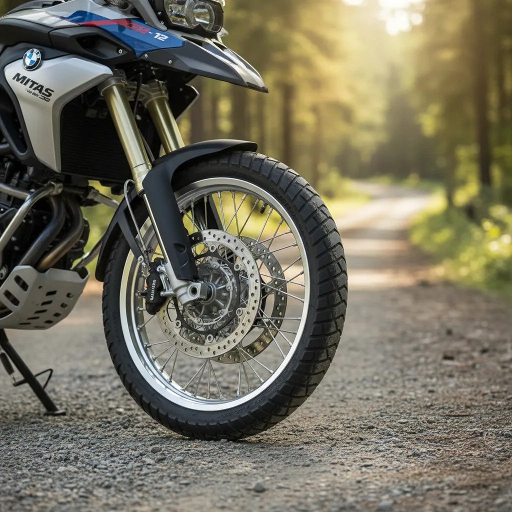 Llanta Mitas 110/80-19 59h E08 Bmw F800gs, F750gs V-strom - Imagen 7