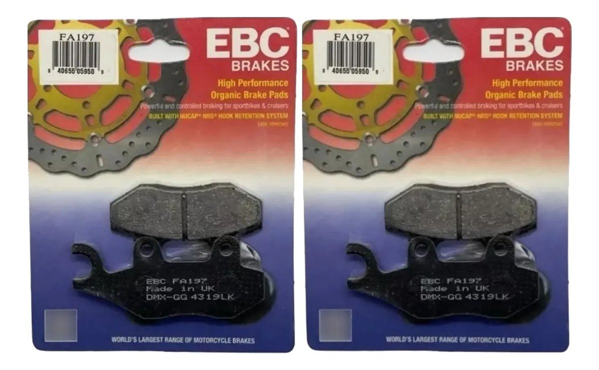 Balatas Ebc Kawasaki Ninja 400 17-21 Z400 19-21 Fa197