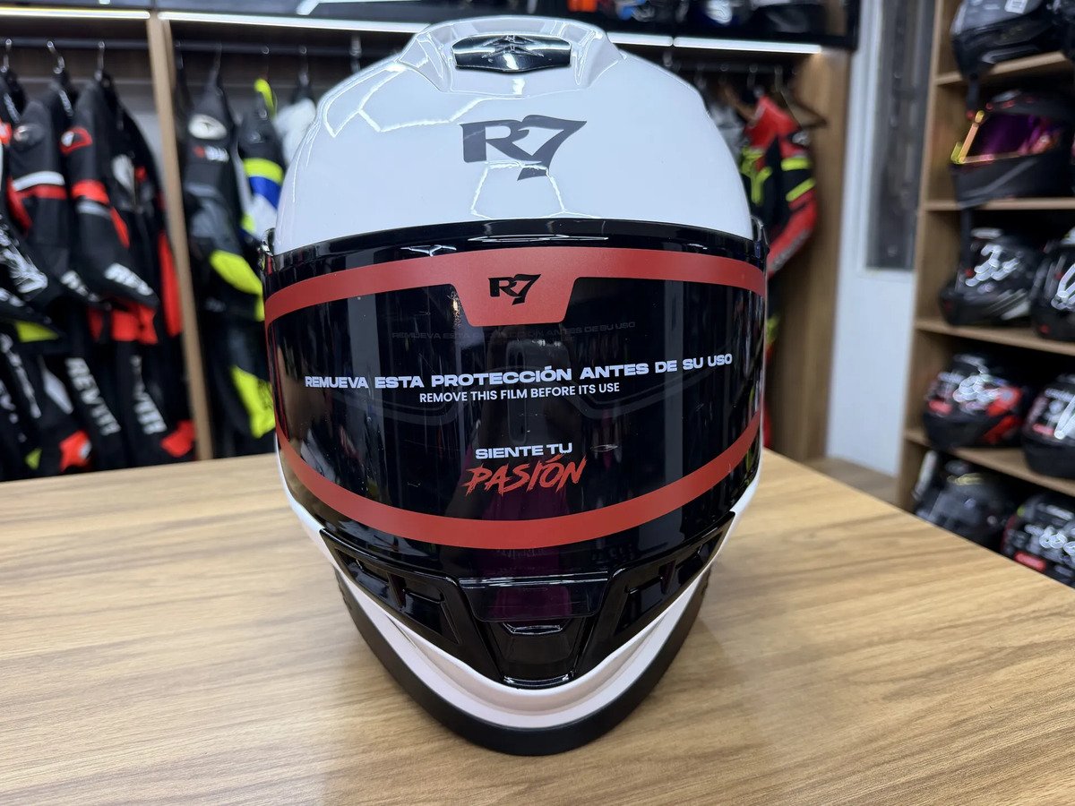 Casco Integral R7 Stryker Blanco - Imagen 4