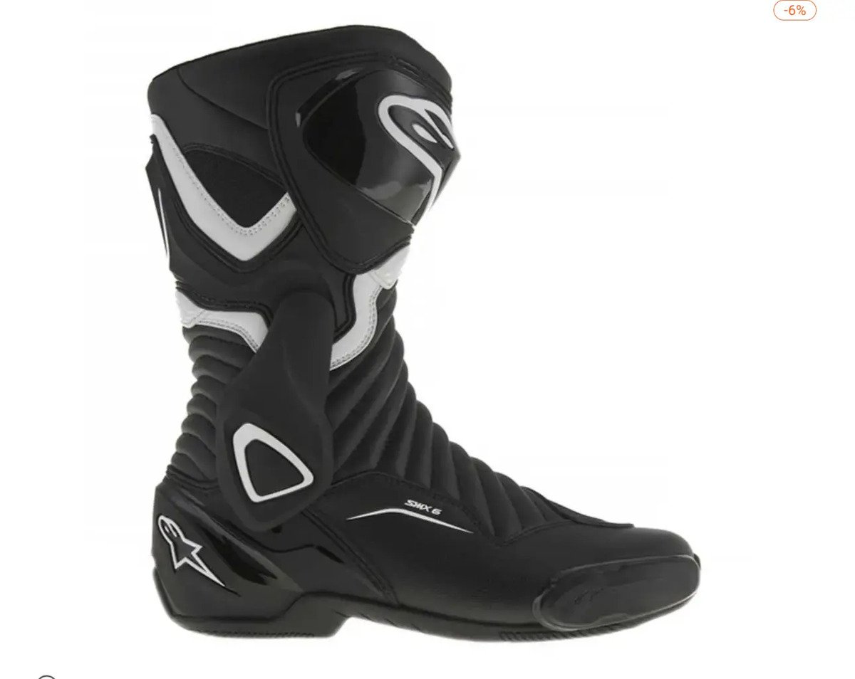 Botas S-mx 6 V2 Ngo/bco Originales - Imagen 7