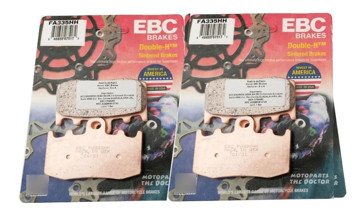 Balatas Ebc Delanteras Bmw R 1200 Gs 2002-2013 Fa335hh
