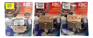 Kit Balatas Suzuki Gsxs 750 2017 2018 Ebc Fa347hh-fa174hh