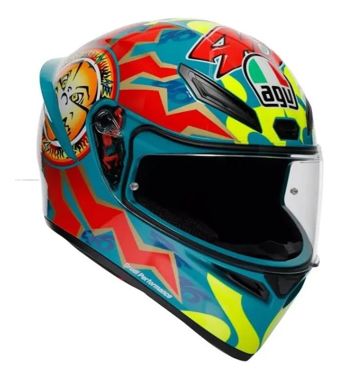 Casco Cerrado Agv K-1 E2206 Rossi Mugello 1999 Original - Imagen 10