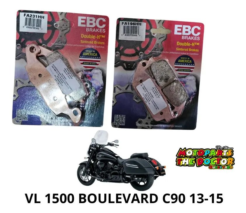 Balatas Ebc Suzuki Boulevar Vl1500 C90 B.o.s.s 13-15 - Imagen 2