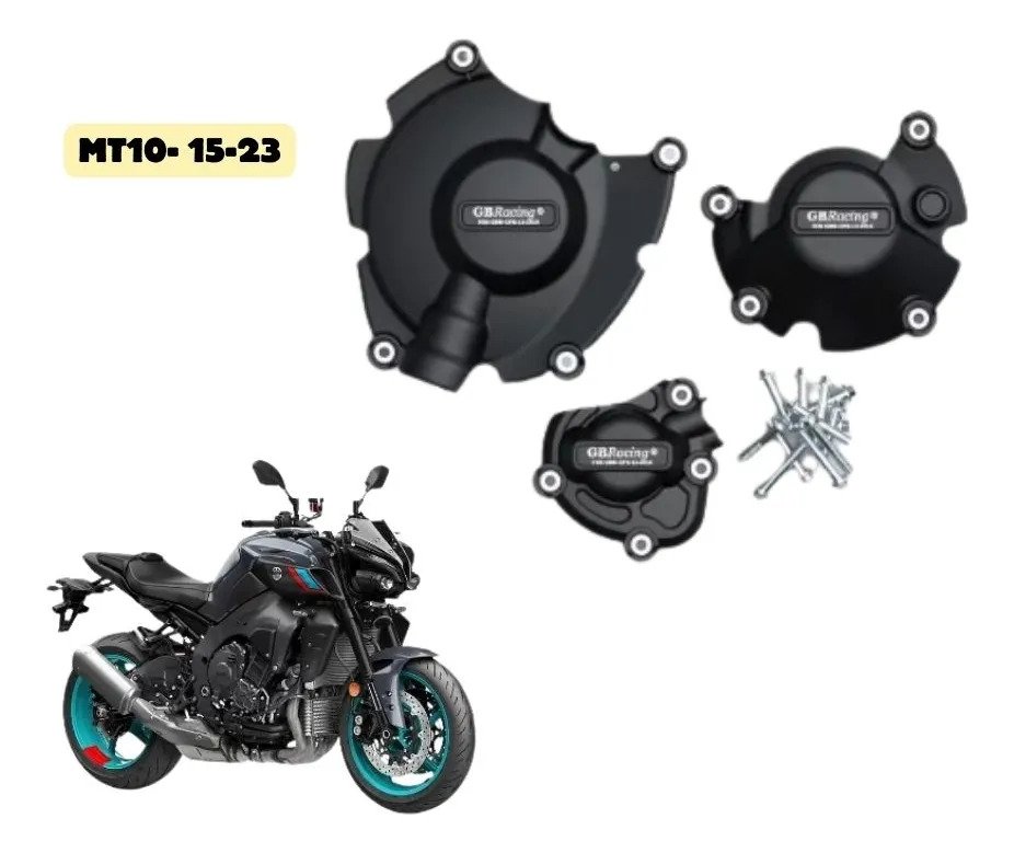 Tapa De Carter Gb Racing Mt10 2015-2023 Negra - Imagen 2