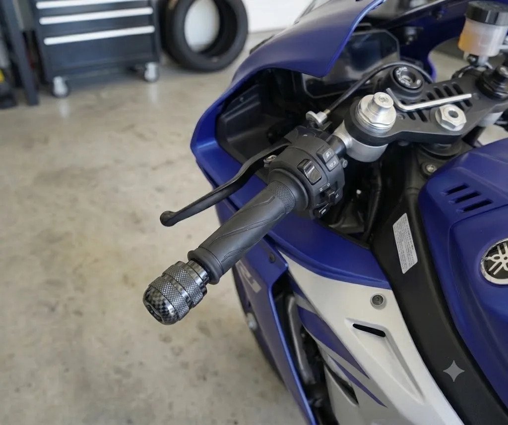Contrapesos Emg 7/8 22 Mm Pulsar Dominar Fz R6r R1 Gsxr Zx6r - Imagen 2