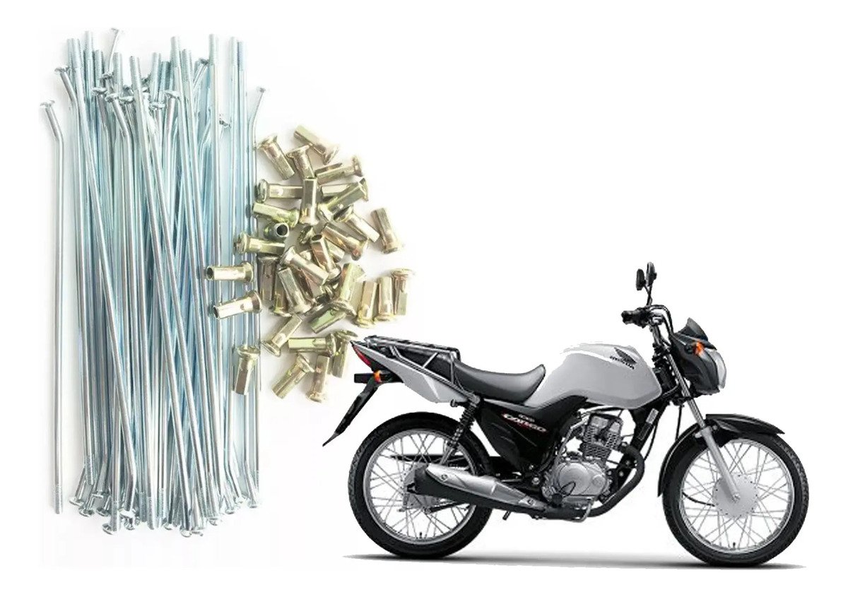 Rayos Delanteros Para Moto Honda Gl 150 Cargo 36 Piezas - Imagen 3