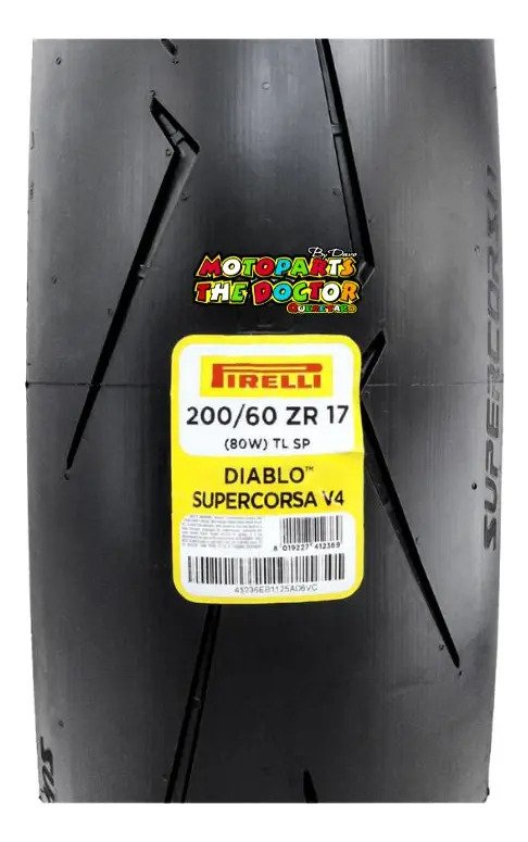 Llanta Pirelli 200/60 Zr 17 80w Sp Super Corsa V4 S1000rr - Imagen 3