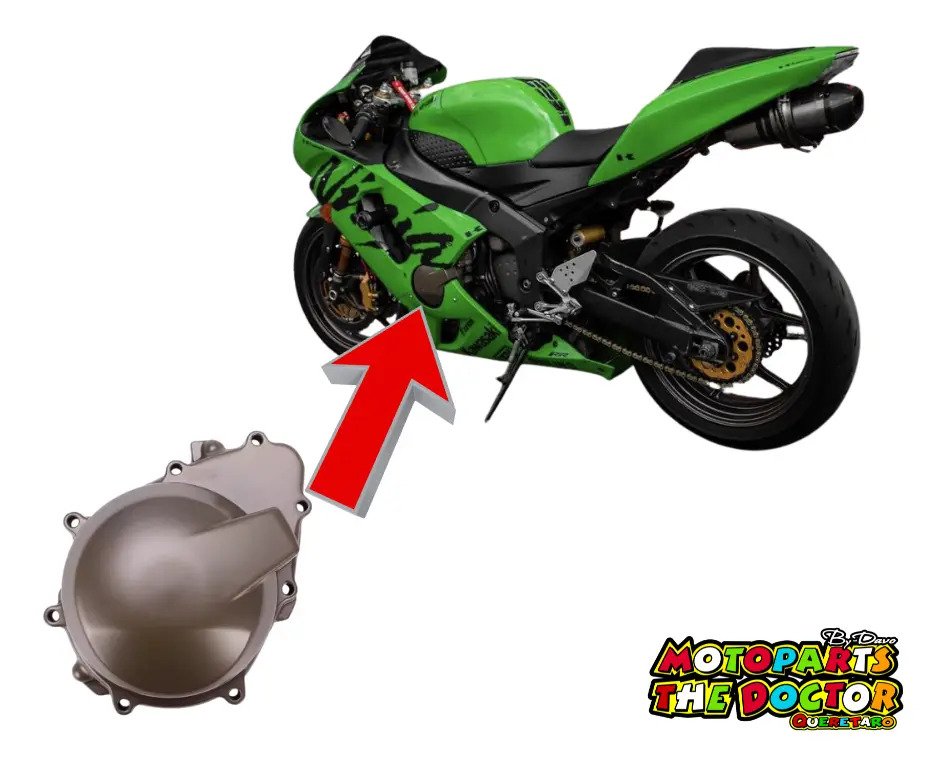 Tapa De Estator Kawasaki Zx6r Zx636 2005 2006 Nueva ! - Imagen 2