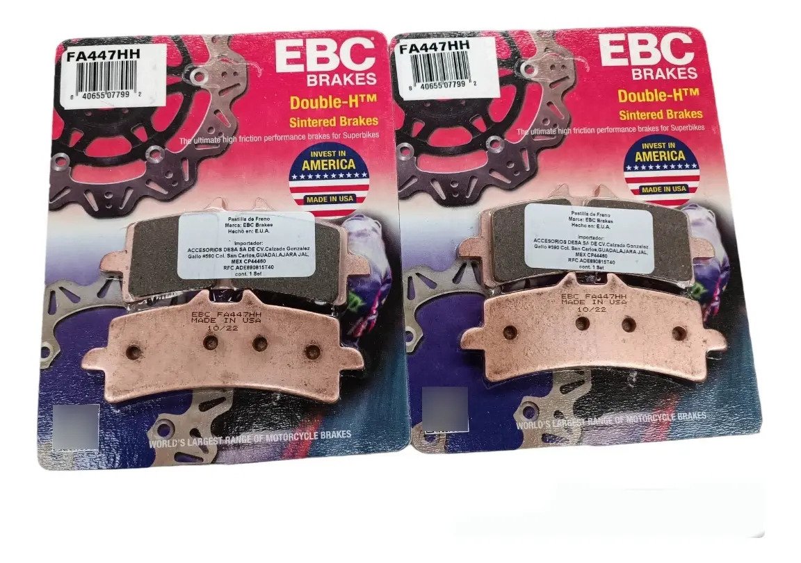 Balatas Ebc Moto Ducati 848 Hipermotar Streetfigther
