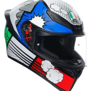 Casco Integral Agv K1 Bang Matt Italy/blue Ece2206 Original