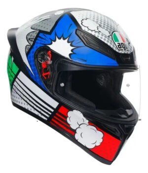 Casco Integral Agv K1 Bang Matt Italy/blue Ece2206 Original