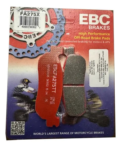 Balatas Tras Ebc X Yamaha Yzf R6 99 02 Yzf R1 02 03