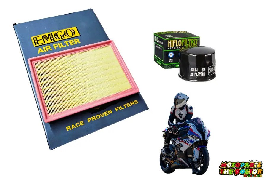 Kit Filtros Bmw S1000rr 11-19 Premium Aire Y Aceite - Imagen 3