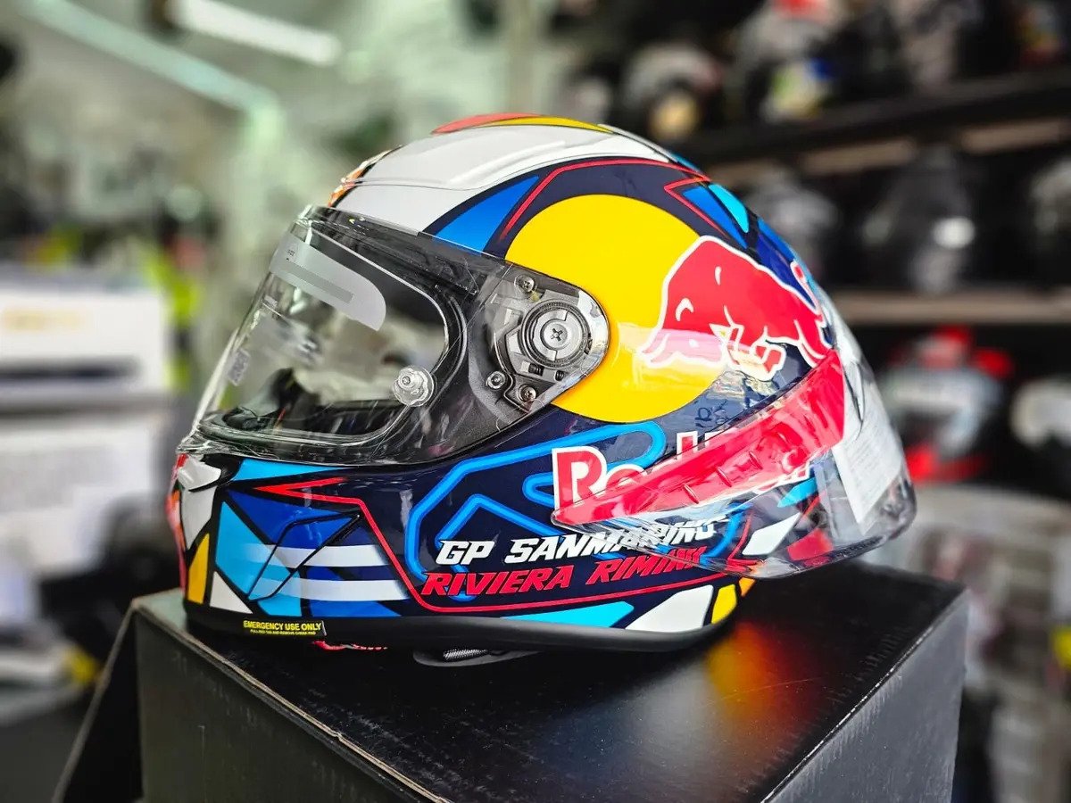 Casco Integral Hjc Rpha 1 Red Bull San Marino Gp Original - Imagen 5