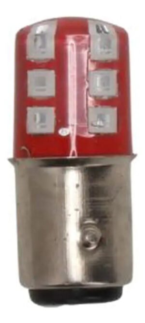 Foco Calavera Stop Estrobo Moto 2/3w 12v Led Rojo