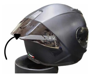 Alerón Spoiler Nolan Para Casco N60-6 Sport Humo Oscuro