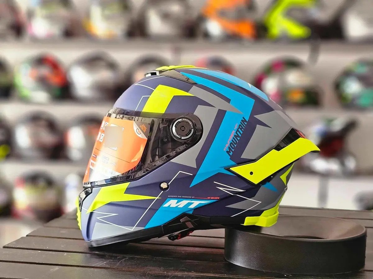 Casco Mt Thunder 4 Sv Mountain C7 Matt Blue - Imagen 3