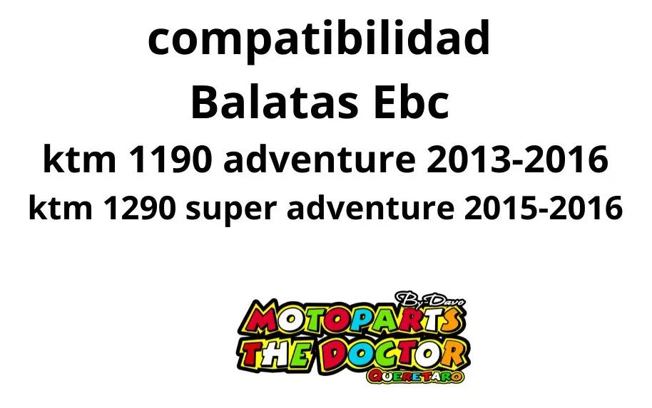 Balatas Kit Ebc Ktm 1190 Adventure -r 1290 Super Adventure - Imagen 4