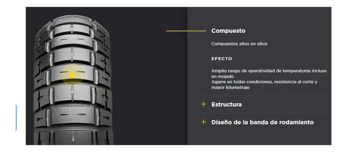 Llanta 150/70r18 Pirelli Scorpion Rally Str 70v Tubeless - Imagen 2