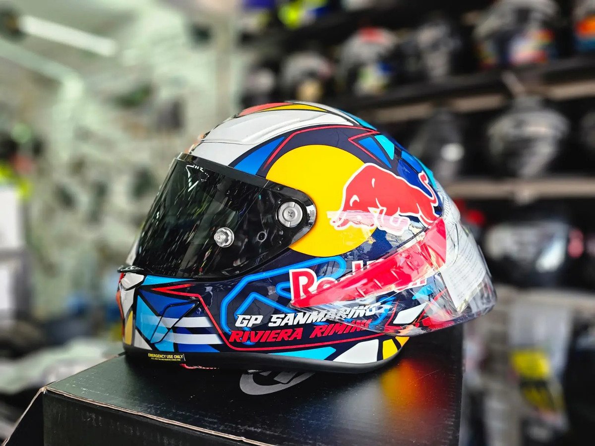 Casco Integral Hjc Rpha 1 Red Bull San Marino Gp Original - Imagen 2