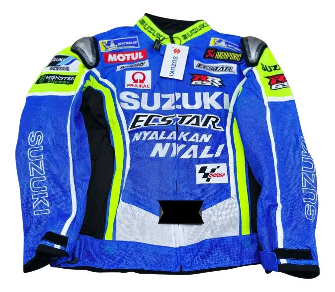 Chamarra Con Protecciones Para Motociclista Team Suzuki Gsxr