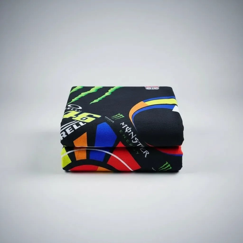 Toalla Deportiva Moto Gp Valentino Rossi 145x80 - Imagen 4