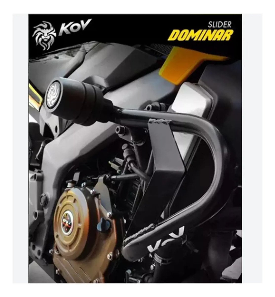 Slider Para Moto Dominar 400 (2020) Negro Kov P - Imagen 3